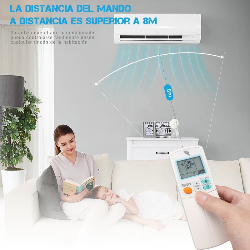 ASHATA Replacement Remote Control Air Conditioning, High Quality Wear-Resistant Air