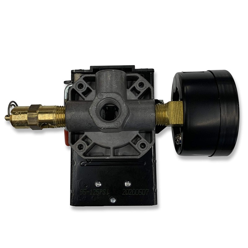 Air Compressor Pressure Control Switch 4 Ports 95-125 PSI w/