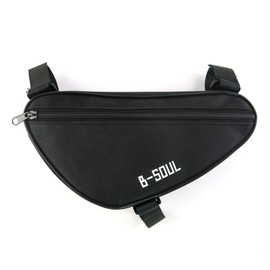 Qchomee Bike Frame Bag, Waterproof Bicycle Top Tube Pouch, Triangle Cycling Frame Bag Strap-On Bike Front Bags Professional Bicycle Accessories Seat Bag