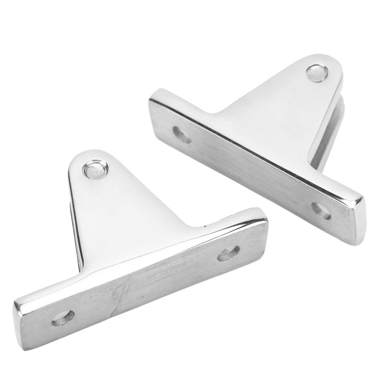 2pcs Bimini Top 90° Deck Hinge 316 Stainless Steel Heavy