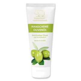 Florex Hand Cream Olive Oil - Rich Intensive Care for Dry Stressed Hands with Sheep's Milk without Palm Oil 75 ml