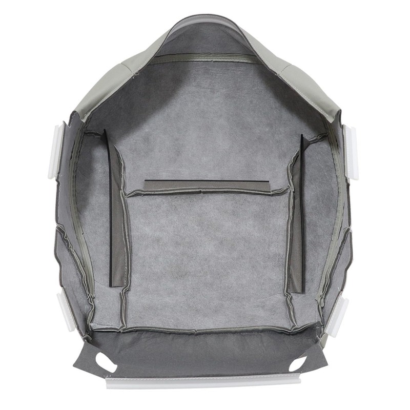 NLQR Front Driver Side Bottom, Perforated Replacement Seat Cover Gray