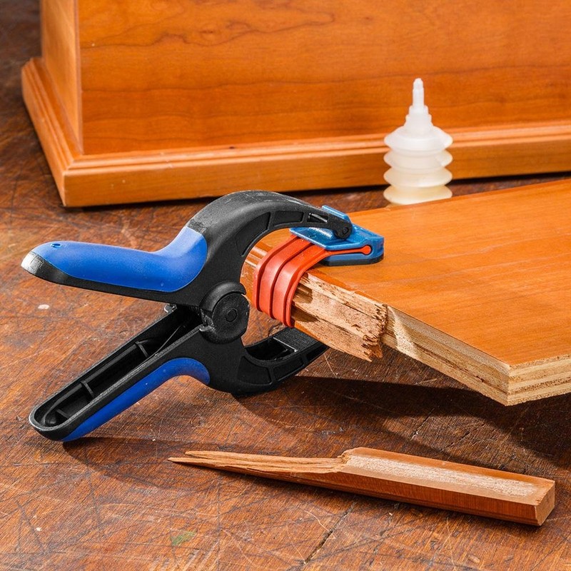 Medium Spring Clamps (Pair) – Easy Squeeze Bandy Clamps Woodworking