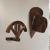 Cowboy hat stand, wall mounted adjustable stand that can maintain