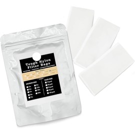 Gutenberg's tough 2.5x4.5 inch nylon micron filter bags 25-50 Packs | tea filter bags | All Micron Sizes (25-Pack,15 Micron)