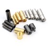 Linsoir beads Strong Cylinder Bayonet Push Clasps Brass Cord Ends