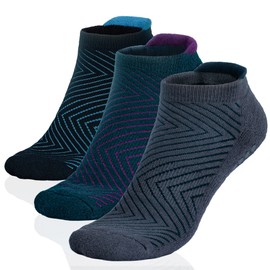 Ozaiic Yoga Socks for Women&Men with Grips, Anti Non Slip Slipper Socks for Ballet, Pilates, Hospital, Home, Barre with Cushion