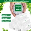Hommaly 1.2 Gallon 240 Piece Small Clear Trash Bags, Scent