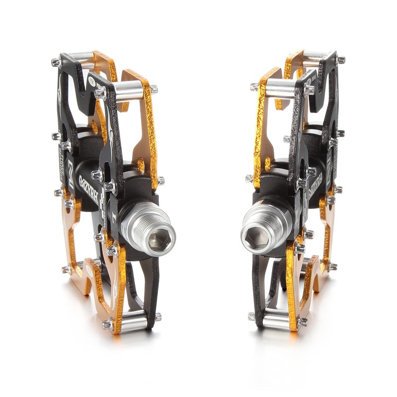 SKYPLANET Mountain Bike Pedals 9/16 Inch Pedals CNC Aluminum Alloy