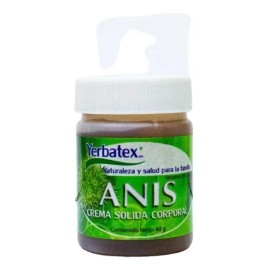 Pomada De Anís, Crema Sólida Corporal, Frasco De 40g Hierbas