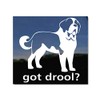 Got Drool? NickerStickers® Saint Bernard Dog Vinyl Window Decal Sticker