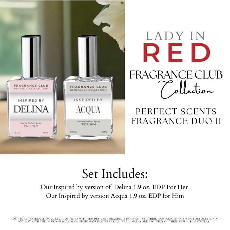 Fragrance Club Collection His and Hers Perfect Scents Fragrance Duo