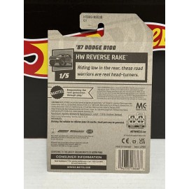 Hot Wheels 2024 '87 Dodge D100 38/250 HW Reverse Rake 1/5 *Green*