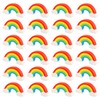 Lotsdonxia 36 Pcs Rainbow Cloud Shaped Erasers – Fun and