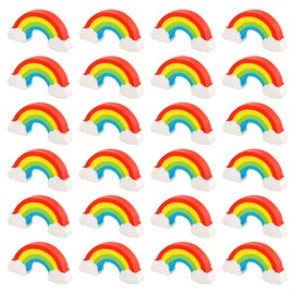 Lotsdonxia 36 Pcs Rainbow Cloud Shaped Erasers – Fun and Practical Stationery Cute Colourful Erasers for Kids, School & Office Supplies Daily Use