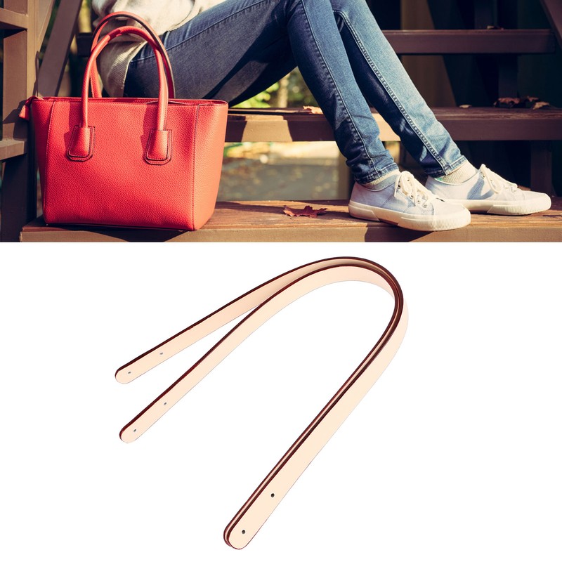 Leather Bag Handles Minimalist Durable Comfortable Replacement Leather Purse Bag