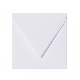 Paper24 Square Envelopes 14 x 14 cm White Pack of 25