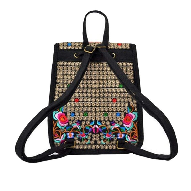 Xrten Vintage School Backpack Bohemian Backpack Women's Vintage Backpack Canvas