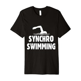 Synchro Swimming Minimalist Sporty Team Premium T-Shirt