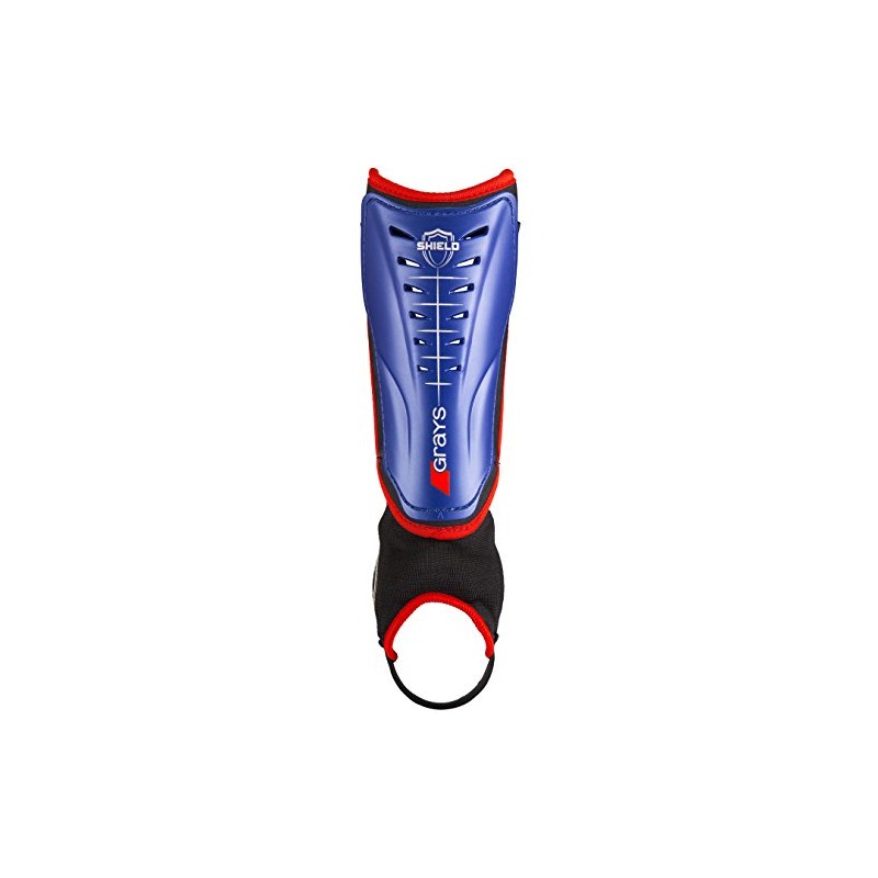 GRAYS SHIELD SHINGUARDS - ROYAL/RED (MEDIUM)