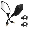 PRO BAT 8mm/0.31'' Rearview Sideview with 22mm 7/8'' Handlebar Mount
