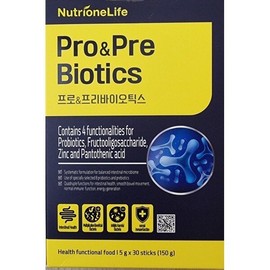 Nutri One Life 뉴트리원 프로 프리 바이오틱스 30포 1박스(1개월분) NutriOne Pro Prebiotics 30 Sachets 1 Box (1 Month Supply)
