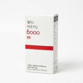 Wellers Arginine 6000M 20g x 15 packets / 웰러스 아르기닌 6000M 20g x 15포
