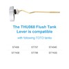 Hibbent Flush Tank Lever Compatible with TOTO THU068#CP Trip Lvr
