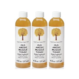 Caleb Treeze Old Amish Muscle Tonic (Formerly: Stops Leg & Foot Cramps) - 3 Pack