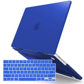 IBENZER Case for MacBook Pro 14 Inch Case 2025 2024 M4 M3 M2 M1 A3112 A3185 A3401 A2918 A2992 A2779 A2442 Pro/Max,Hardshell Case with KeyboardCover for Mac Pro 14(2025-2021), Royal Blue, T14RBL+1
