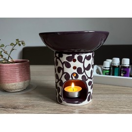 LIANE AUBERGINE LARGE REMOVABLE BOWL FAIR TRADE RADIATOR LAMP CERA