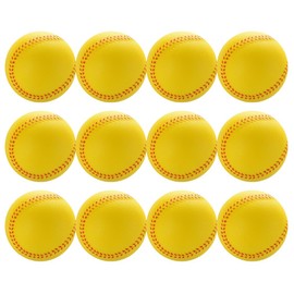 ideastore Urethane Ball Baseball Batting Gloves Pua Ball Sponge Set of 12