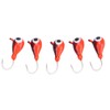 5 PCS Ice Fishing Jigs Kit Winter Fishing Perch Hooks