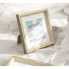 PLUSCHEN 8X8 Blue Beige Square Picture Frame 8x8 Resin Photo