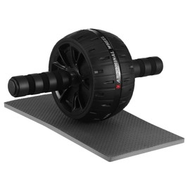 BESPORTBLE Ab Roller Wheel with Knee Pad Non Slip Abdominal Muscle Wheel for Core Strength Training Versatile Workout Equipment for Shoulders and Arms Home Fitness Gear