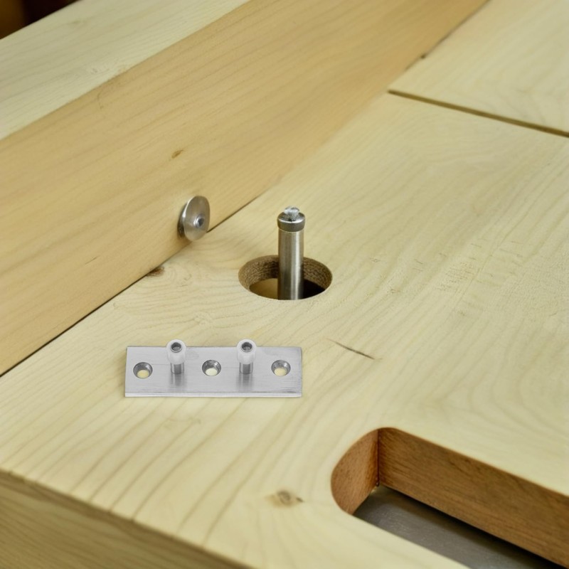 LALAFINA Stainless Steel Barn Door Stopper Easy Install No Tools