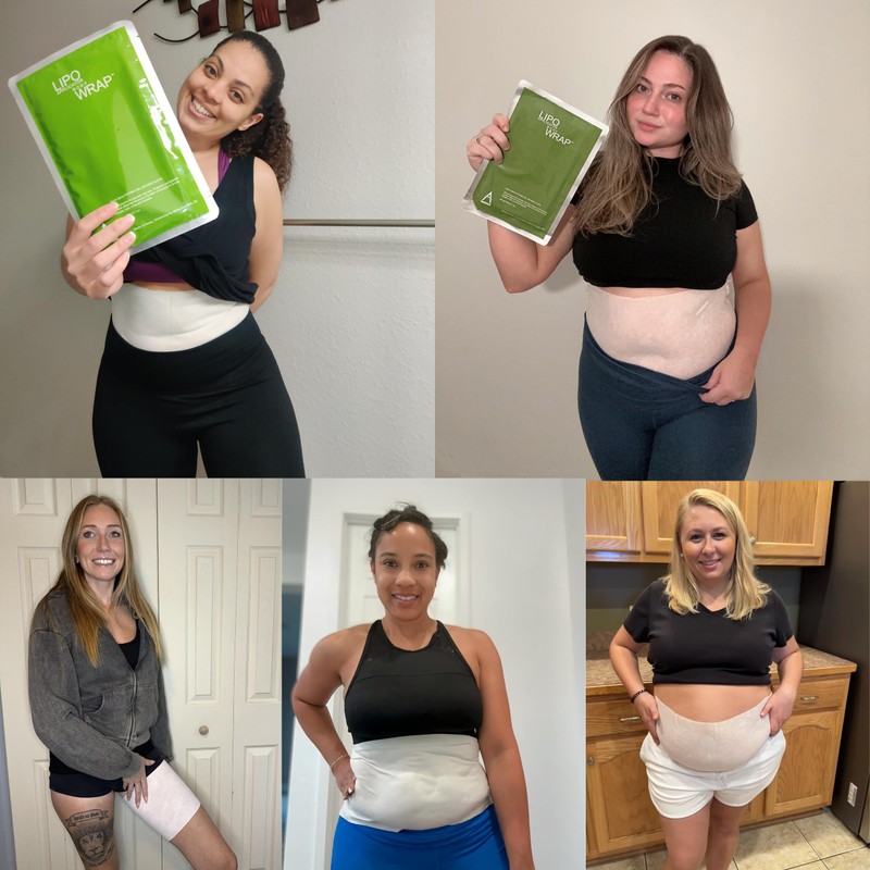 lipo applicator Ultimate Body Wrap with Guarana, Green Tea, and