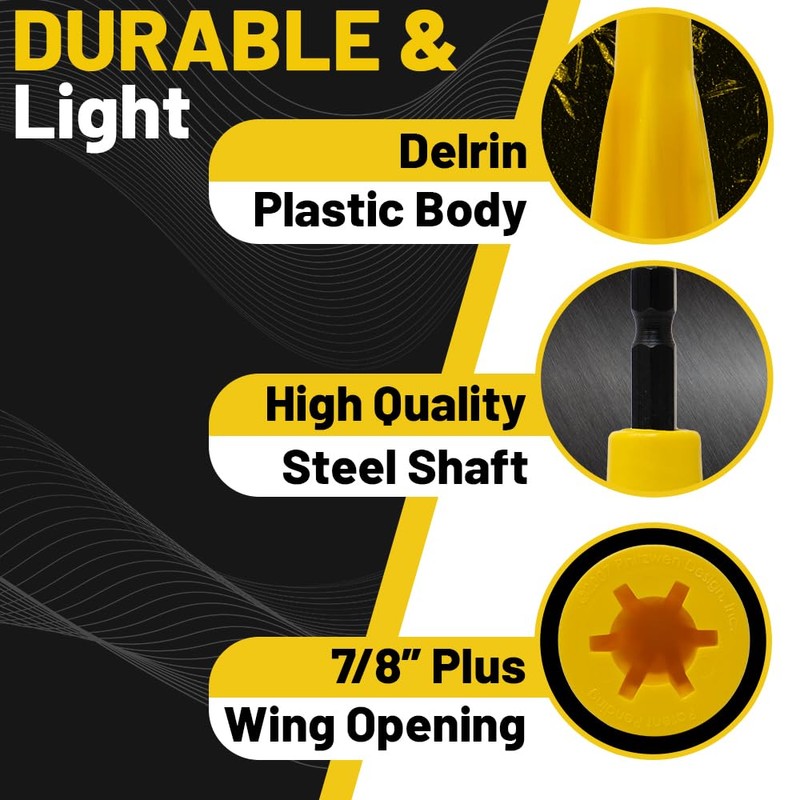 Rack-A-Tiers Nut Blaster - Tighten Wire Nuts with Drill, Universal