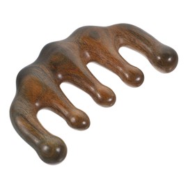 Healvian 2pcs Scalp Massager Wide Tooth Comb Handheld Face Body Acupoint Massager Tool