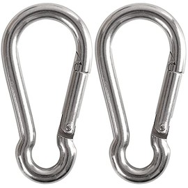 Cozihom 3.5" Heavy Duty Carabiners 700LB Weight Capacity, Spring Action Snap Hook Attachment, Anti-Rust for Hammocks, Swing Chairs, Gym Equipment, Camping, Pack of 2