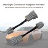 OMNDYEHA Headlight Conversion Adapter Harness 8 to 6 Pin Fits