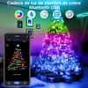 RENDIN Luces Navideñas Inteligentes 10M, USB Guirnalda de Luces LED