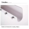 Porta Llaves Organizador De Pared Moderno Perchero Elegante
