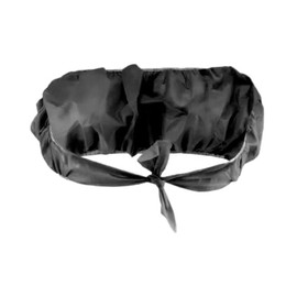 Top Abierto Tela Desechable Rosa Paquete con 10 Piezas, Ideal para Spa o Cuidado Personal (Negro)