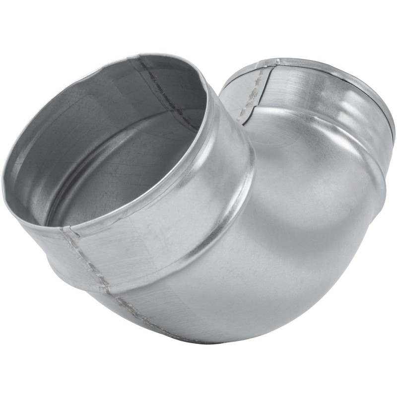 ECOPRO VENT 4" Inch 90˚ Degree Galvanized Steel Duct Elbow