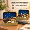Mini Christmas Nativity Scene Set for Holiday Home Decor –