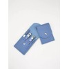 KFMX Kit 4 Piezas Cortauñas Set Manicura Pedicura Acero Inoxidabl