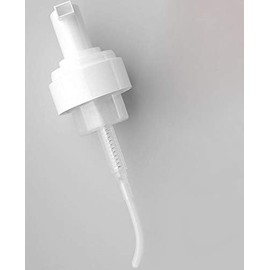 2Pcs 150ml/5oz Empty Plastic Foamer Pump Bottles Container Foaming Soap Dispenser Cosmetics Toiletries Bottles for Hand Soap Shampoo Shower Gel (White, 4.7 * 16.5CM)