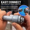 Sealproof 1/2-Inch Non-Metallic Liquid-Tight Conduit and Connector Kit, 25 Foot