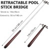 Sumind Retractable Pool Bridge Stick - Billiards Accessories Cue Bridge